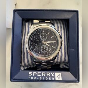 Sperry Black and Silver Men's Watch